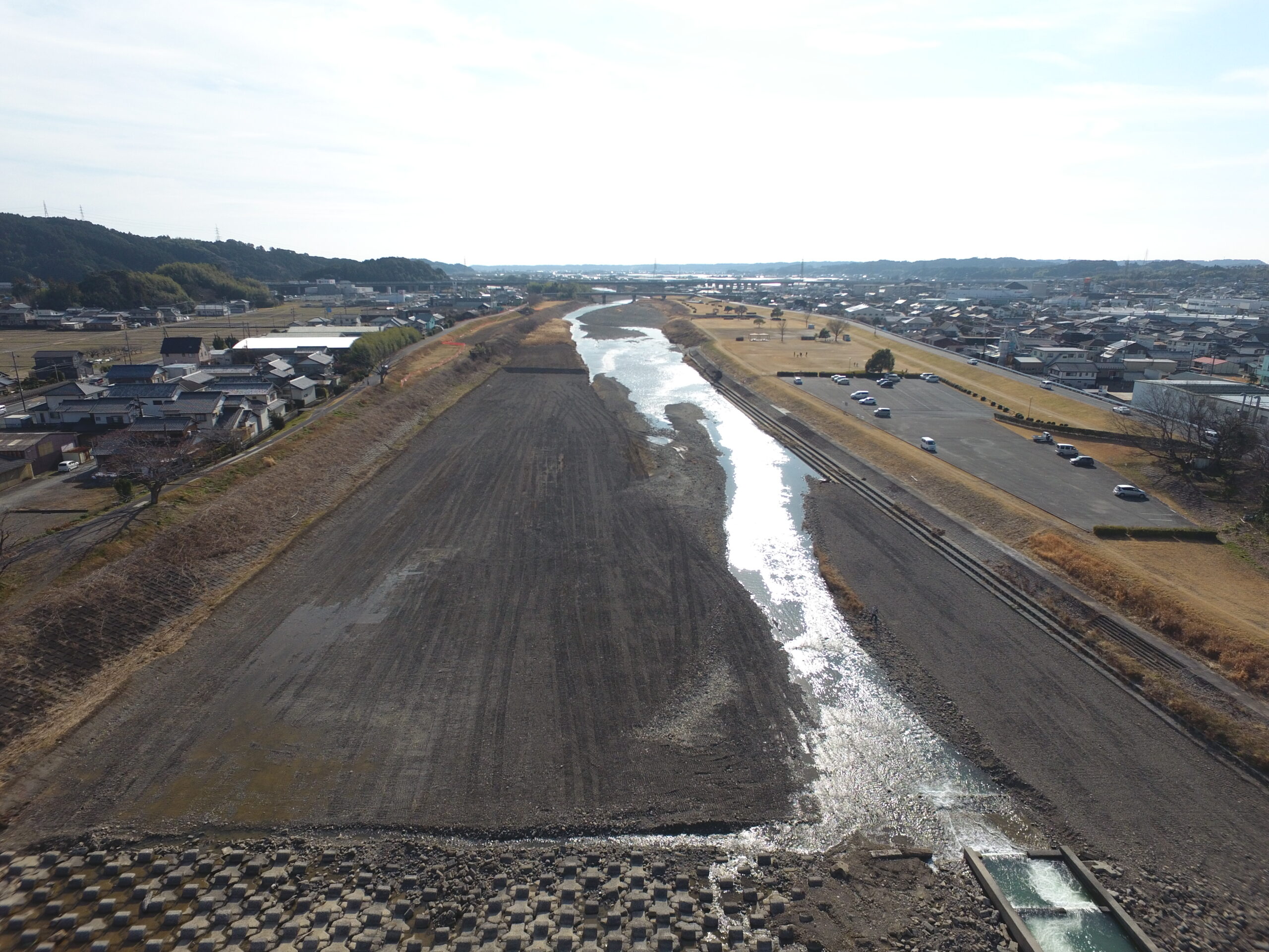 太田川河川工事