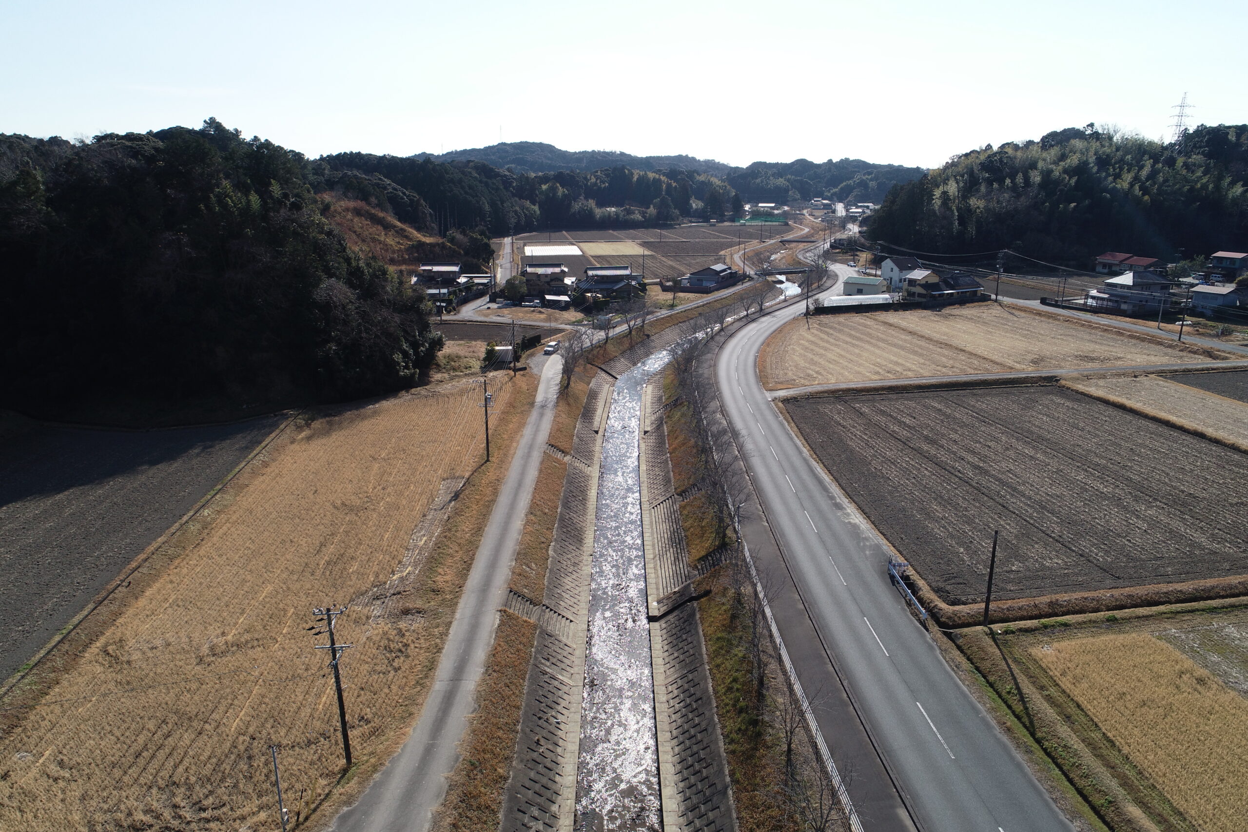 宇刈川河川工事