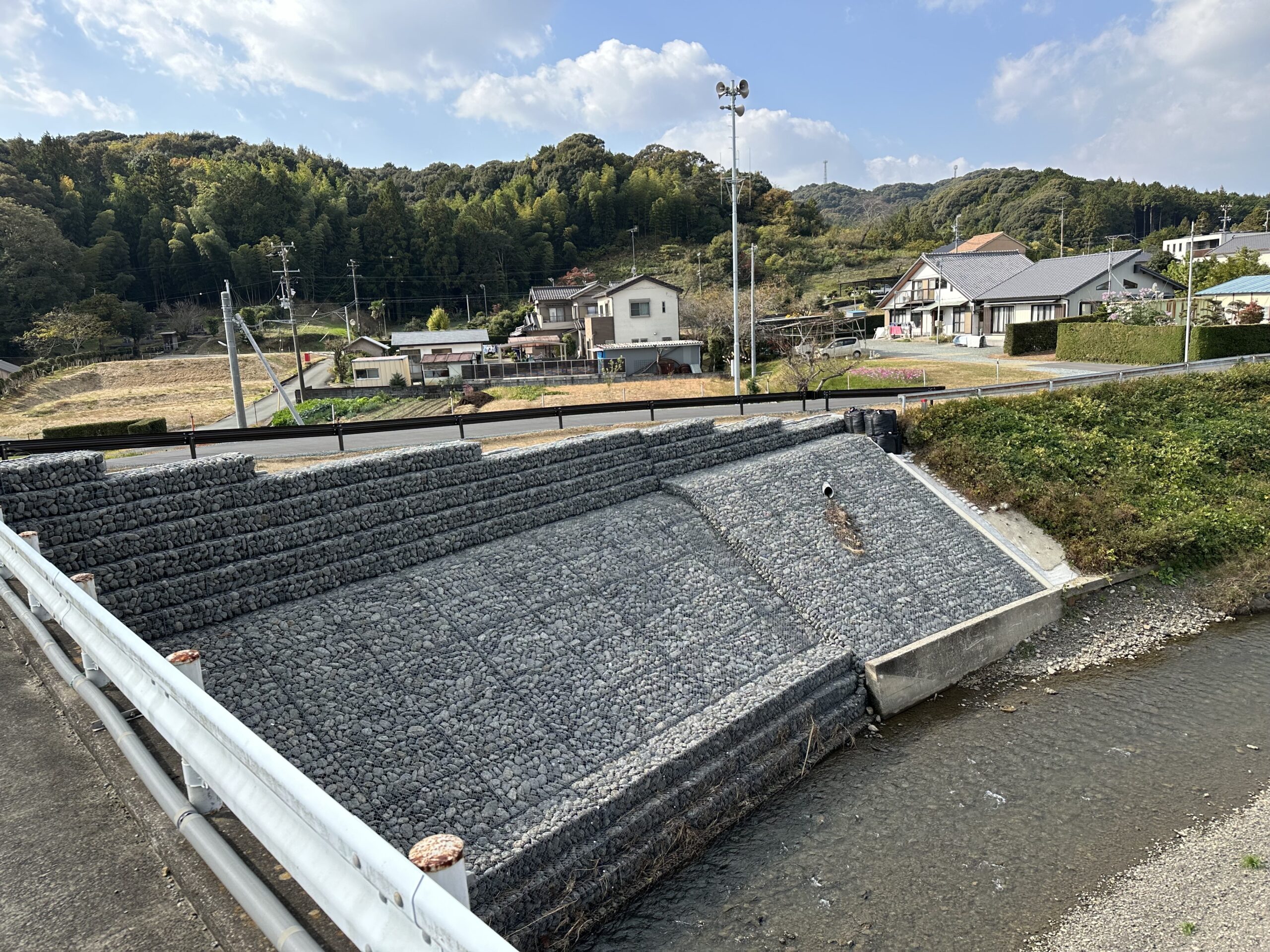 敷地川護岸工事