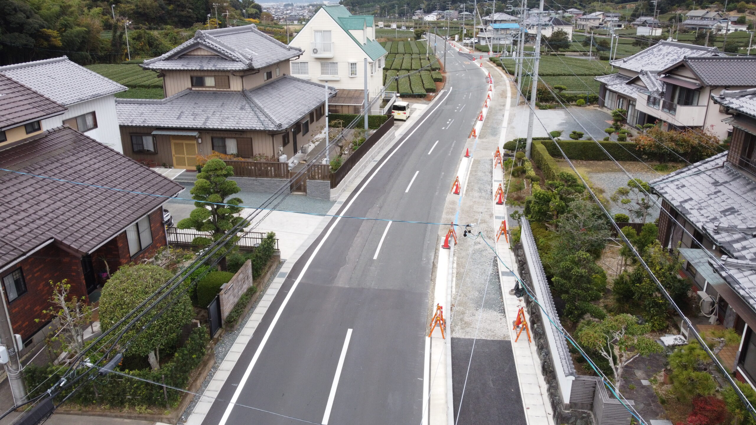 袋井小笠線道路工事